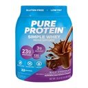 Pure proteïne Eenvoudige Wei Proteïne Poeder, Glutenvrij, 23G Proteïne, Rijke Chocolade, 1.6lbs