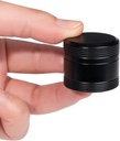 Metalen Pill Box Pocket Portemonnee Maat - Waterdichte Dagelijkse Pill Container, Enkele Aluminium Pill Case Portable Compacte Ronde Medicine Organisator Pillenhouder voor Medicatie, Visolie Vitaminen