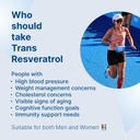 Trans Resveratrol 500 mg, 60 capsules Lab 