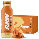 RAW Ready-to-Drink Protein Shake, Salted Caramel - RTD Proteïne Dranken met gras-Fed Whey Proteïne Isolaat voor Post-workout - Zero-Sugar & Gluten-Free Meal Vervanging Drink & Breakfast Shake, 12 Fl Oz