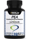 Palmitoylethanolamide 630 mg + Luteoline Gestandaardiseerde 98%- Micronized Pea 99% Zeer zuiver en biologisch beschikbaar - Made in USA - Supplement for Men and Women - 120 Veggie Capsules