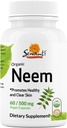 Sewanti Neem Capsules - High Potency Extract Capsule, Herbal Supplement for Skin Health & Immune Support - Digestief Balance Capsules 500mg