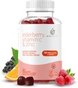 Biologische vlierbessen Gummies met zink en vitamine C 