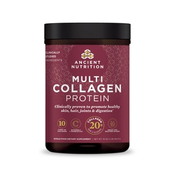Oude Voeding Collageen Poeder Proteïne met Probiotica, Unflavored Multi Collageen Proteïne met Vitamine C, 45 Servers, Gehydrolyseerde Collageen Peptiden Ondersteunt huid en nagels, Gut Health, 16oz