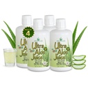 Miracle of Aloë Ultra Aloë Vera Juice, 1 Qt. 4 Pack, Whole Leaf, Pure, Filtered, Certified for Content and Purity (Gallon)