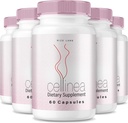 rize labs (5 Pack) Cellinea - Cellinea Pillen, Cellinea Capsules voor gezonde-Looking Skin, Cellinea naar Boost huid Hydratatie, Cellinea All-Natural Dietary Supplement,Cellinea Reviews (300 Capsules)
