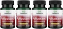 Swanson Policosanol - Supplement Helpt ondersteuning Cardiovasculaire gezondheid - Alle natuurlijke formule Hulpmiddelen Goed hart Gezondheid en functie - Helpt behouden gezonde cholesterolniveaus (60 capsules, 20 mg elk) 4 Pack