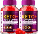 (2 Pack) Proton Keto ACV Gummies Advanced, Proton Keto + ACV Gummies 1000mg, Proteïne Apple Cider Vinegar Gummy Proton Gummies Reviews, Proton Keto+ACV Vitamine B12 (120 Gummies)