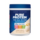 Pure Protein All-In-One Powder, Vanille - Wei & Collageen, Hoge Vezel, Vitaminen, Geen Toegevoegde Suiker, Niet-GMO, Glutenvrij, 1.25lb