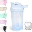 D.Y.A 16oz Shaker Bottle, Leak Proof Sport Shaker Cups voor eiwitshakes, Shaker Bottle voor voorbereiding en reizen te gaan, BPA Gratis & Easy Clean Protein Shaker Bottle, Blauw