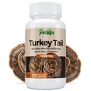 Parker Naturals Turkije Staart Paddestoel Capsules - Biologische Paddestoel Supplement voor Immune System Health Support - 1000 mg Premium Paddestoel Supplementen - 120 Capsules