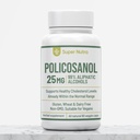 Policosanol 25mg Made from Cuban Sugar Cane for Health and Immunity. 90 Veg Capsule 1 per portie van drie maanden.