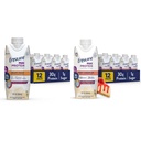 Zorg ervoor dat Max Protein Nutrition Shake met 30g proteïne, 1g suiker, High Protein Shake, Creamy Peach en Cherry Cheesecake Variety Pack, 11 fl oz, Pack van 12