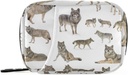 Animal Wolf pil Box 7 dagen pil geval reis pil Organisator tas met rits draagbare wekelijkse tas Compacte grootte voor vitamine supplement houder