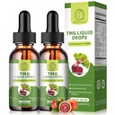 TMG Supplementen 1000MG - Trimethylglycine Liquid Drops, Betaine Hoge Absorptie, Ondersteunt Methylation, Lever Wellness & Cognitive, Non-GMO, Vegan, Blood Orange Flavor, 2 Fl.Oz (2 Pack)