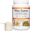 Wei Factoren door natuurlijke factoren, Gras Fed Wei Proteïne Concentraat, Aids Muscle Development en Immune Health, Unflavored, 12 Oz
