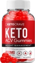 Crave Keto ACV Gummies - Geavanceerde Formule Crave Keto Plus ACV Weight Management Gummies Apple Cider Vinegar Crave ACV Gummies Dieet Supplement Reviews Mannen Vrouwen (60 Gummies)