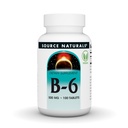 Bron Naturals Vitamine B-6, Immuunsysteemondersteuning* -500 mg, 100 tabletten