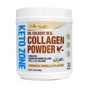 Dr. Colbert, MD Hydrolyzed Collagen Powder | Vanilla Flavor | by Divine Health | Type I, II, III Chicken & Marine Collagen | Keto Zone | Support Hair, Skin, Nails & Joints | 630g | 30 Servings