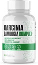 Garcinia Cambogia Extra sterkte #1 Nieuw Garcinia Cambogia Supplement Plus Kaliumchloride, Calcium Carbonaat en ChroomAminozuur Verhoog Energie en Uithoudingsvermogen - 60 Vegan Capsules