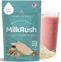 Melkruis Borstvoeding Ondersteuning voor borstvoeding - Haver Zaden & Amandel Lactation Drink Mix - Melk Booster voor borstvoeding Superfood Mix met Omega 3, Iron & Calcium - Kosher Certified - 26oz Bag