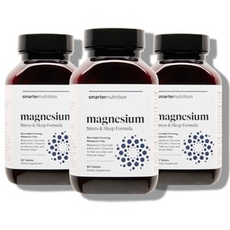 Slimmere voeding Magnesium Complex - chelated Magnesium Glycinate + Citrate, Malate for Sleep, Relaxation, Muscle & Nerves + Clinically Proven L-Theanine, Non-GMO-180 Tablet[90-Day Supply]