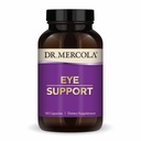 Dr. Mercola Eye Support - Ondersteunt gezondheid van ogen en ogen - met luteïne, zeaxanthine, biologische astaxanthine en zwarte currant - niet-GMO, glutenvrij en sojavrij - 90 capsules (90 porties)