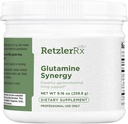 RetzlerRx Glutamine Synergy L-Glutamine Powder with DGL & Aloe - 9,27 oz Gastro-intestinale Ondersteuning Supplement - Non-GMO, Glutenvrije en Veganistische Formule voor Digestieve Gezondheid en Immuun Systeem Ondersteuning