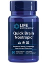 Life Extension Quick Brain Nootropic, Fast Thinking, Learning, Concentratie, Lutein, zeaxanthine, gotu kola, bacopa, Glutenvrij, Niet-GMO, Vegetarisch, 1 Dagelijks, 30 Capsules