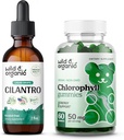 Wilde en biologische Cilantro Tinctuur 2 fl oz & Chlorofyl Gummies