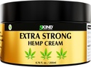 5kind Extra Strong Hemp Cream 6.76 fl oz- Maximum Strength - Natural Soothing Relief Joint Cream - Muscle Rub for Lower Back, Joints, Neck, Knees & Shoulders