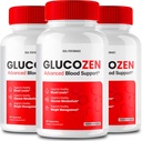 Glucozen Capsules, Glucozen Ondersteuning Supplement Pillen - Maximale sterkte, Glucozen Health & Wellness Capsules, Glucozen Alle natuurlijke formule pillen, Gluco Zen Health Capsules Beoordelingen (3 Pack)