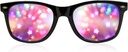 GloFX zwart frame ster diffractie glazen 
