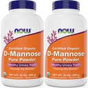 NOW Foods Pure, biologische D-Mannose 10 oz Poeder (verpakking van 2) - Bladder Reiniging en urine Tract Health Supplement - Non-GMO - Vegan Friendly - 2000mg / 2 Gram per portie