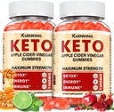 Keto ACV Gummy's Apple Cider Vinegar met moeder, Voedingsondersteuning met vitamine B6 & B12 