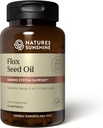 Nature's Sunshine Flax Seed Oil, 60 Softgels Uitstekende Bron van hart-gezonde vetzuren, Bevat Lignans die helpen Immuniteit en ondersteuning Borst en Prostaat Gezondheid Boost