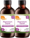 Zahler Magnesium Liquid Super-Strength Magnesium Muscle Calming Support, 4 FL OZ. Ongearomatiseerd. (2 verpakkingen)