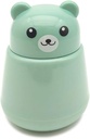 CoaGu Bear Pill Crusher voor ouderen - FDA-compliant fijn poeder, BPA-vrij ABS, Easy Grip & Clean, Leakproof Portable Medicine Grinder