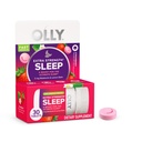 OLLY Extra sterkte slaap snel oplossen tabletten, 5mg melatonine, veganist, aardbei - 30ct