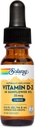 SOLARAY Vitamine D3 Liquid Drops 25 mcg (1000 IE) - Enhanced Absorptie Vitamine D D Drops in Zonnebloemolie voor VIT D3 Ondersteuning - Natuurlijk Unflavored, Dropper Included - Ca. 500 porties, 0,5oz