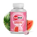SaltStick Electrolyte FastChews - 120 Watermeloen kauwtabletten - Zouttabletten voor hardlopen en hydratatie, Electrolyte Kauwen - 120 Tellen