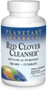 Planetaire kruiden Red Clover Cleanser Tablets, 72 Tellen