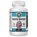 Focus Matrix (1 fles) Brain Health Supplement- voor betere focus, geheugen, aandacht, concentratie, Ginkgo biloba blad, Bacopa Monnieri, Focus Pill