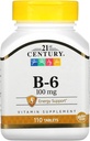 21e eeuw B 6 100 mg tabletten, 110 telling (verpakking van 3)