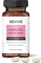 Gezonde huid, haar en nagels supplement door Revive Essential Oils - Ondersteunt gezond haar met Pantented vorm van biotine - Ashwagandha voor stress ondersteuning - Plus vitamines en mineralen