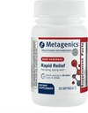 Metagenics Rapid Relief - Herbal Softgel with Turmeric & Boswellia - Ondersteunt Fast Relief for Muscle, Back & Joint Discomfort* - Drug-Free, Non-GMO, Gluten-Free - GMP Certified Facility - 20 Softgels