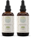 HerbEra Stephania Root B120(2pcs) Alcoholvrije kruidenextract Tinctuur, geconcentreerde vloeibare druppels Natuurlijke Stephania Wortel (Stephania Tetrandra) Gedroogde Wortel (2x4 fl oz)