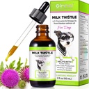 Melkdistel voor honden - Leverondersteuningssupplement voor honden, immuun- en leverondersteuning, met Curcumine & Wild Alaskan Salmon Oil, Omega 3 EPA - Natuurlijke kruidenleverondersteuning voor huisdieren