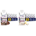 Zorg ervoor dat Max Proteine Melk Chocolade & Franse Vanille Voeding Shakes, 30g Proteïne, 150 Calorieën, 12 Pack Bundle