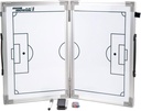 Voetbal Innovaties Scharnierende Magnetische Tactische Coaching Board, Extreem Portable Dry Wis White Board voor Voetbal Coaches van alle niveaus om Tactische Analyse uit te voeren.